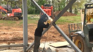 Former Limestone County Career Tech welding student returns to work on campus as certified welder