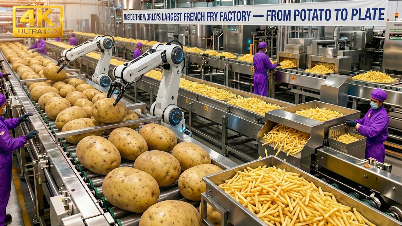 Inside the World’s Largest French Fry Factory — From Potato to Plate
