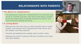 11-2: Social Development - Adolescents