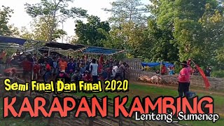 KARAPAN KAMBING SEMIFINAL DAN FINAL || Kecamatan Lenteng KABUPATEN SUMENEP 2020