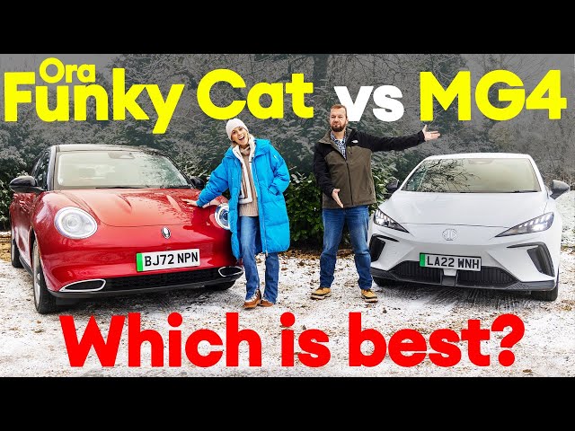 Ora Funky Cat vs MG4. Affordable electric car SHOWDOWN! Which should YOU choose? / Electrifying class=