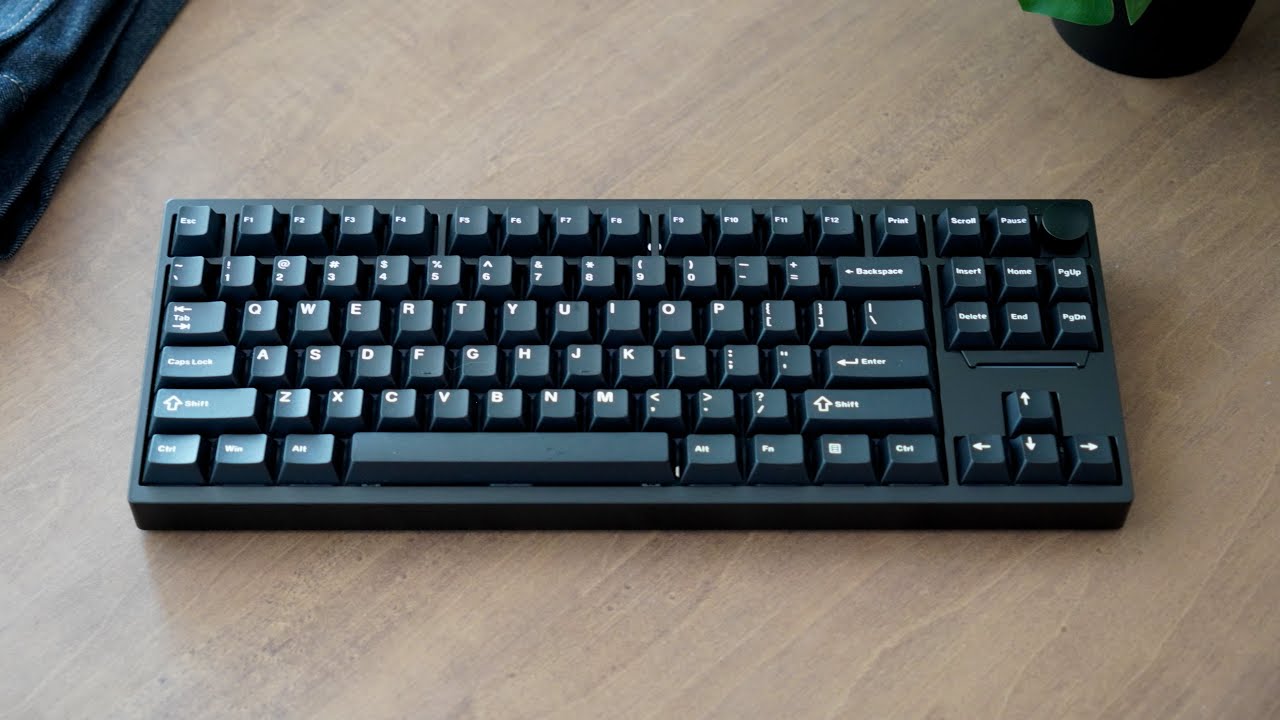 EPOMAKER P87 TKL Keyboard (Black) | Sound Test – Wisteria V1