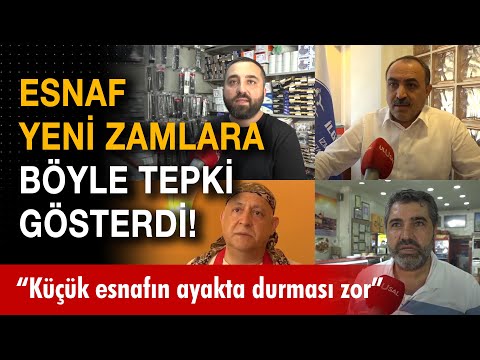 Esnaf yeni KDV oranlarına böyle tepki gösterdi!