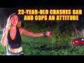23-Year-Old Reckless Driver Cops Attitude with Female Police Officer