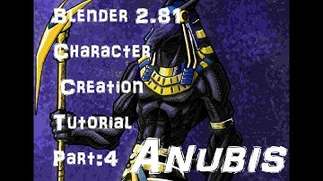 Blender (2.81) How to Sculpt Details Part 3: Creating Anubis 4