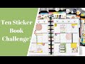 Ten Sticker Book Challenge