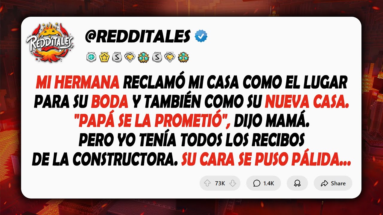 Mi hermana reclamó mi casa como el lugar para su boda y también como su nueva casa