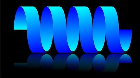 Swirl Ribbon Designing in Coreldraw | 3d Twisted Ribbon Designing | Corel draw designing