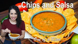 RESTAURANT style CHIPS and SALSA - One of a KIND recipe | Villa Cocina