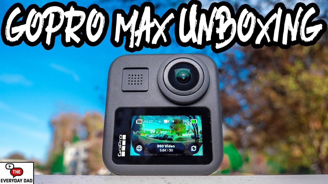 gopro max 360 unboxing