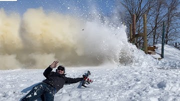 TANNERITE vs SNOWMAN!!