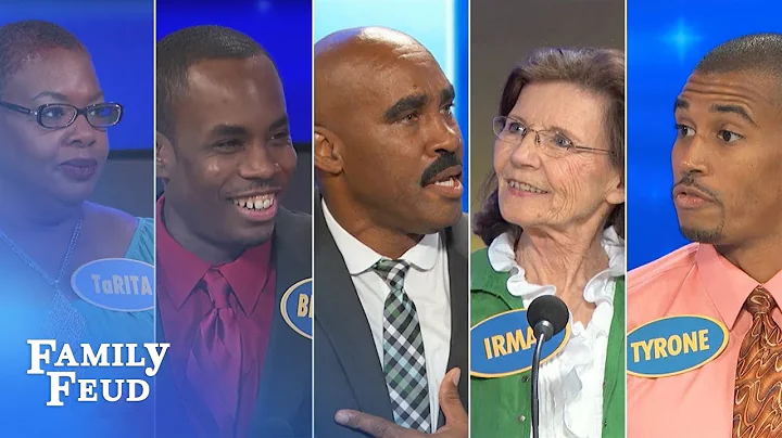 ALL-TIME GREATEST MOMENTS in Family Feud history!!...