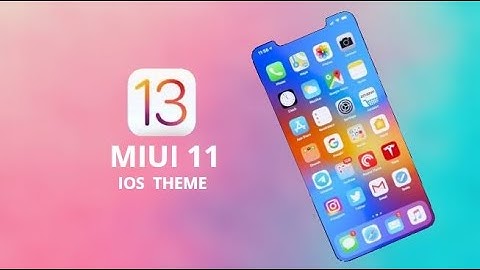 MIUI 11 - IOS 13 WITH DARK MODE WONDERFUL THEME FOR ALL XIAOMI, POCO PHONES & REDMI