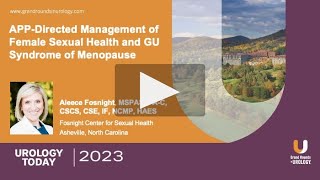 APP-directed Management of Female Sexual Health and GU Syndrome of Menopause