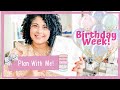 Birthday Week Plan With Me! I Daily Duo I October 12 - 18