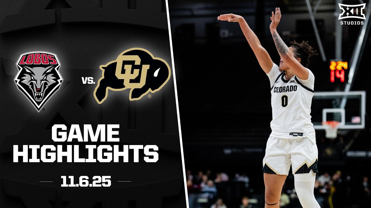 New Mexico vs. Colorado Game Highlights | 2025-26 Big 12 Women's Basketball