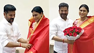 YS Sharmila Meets CM Revanth Reddy After Joins Congress Party | YS Jagan | KCR | KTR | Daily Culture