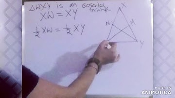 Isosceles triangle 2 medians are also equal