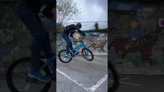 Learning one of my hardest tricks #bike #bmx #trials #fail #streettrials #cycling #mtb #inspired