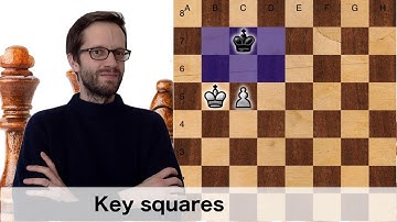 Key Squares in King and pawn endgames