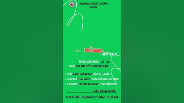 Tuyển sinh các lớp liên thông, văn bằng 2 hình thức Học online kết hợp offline dành cho người đi làm