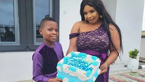 NOLLYWOOD ACTRESS, LAIDE BAKARE SUPRISES SON WITH HUGE CASH & GIFT FOR BIRTHDAY.