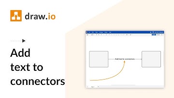 Add text to your connectors in draw.io for Confluence