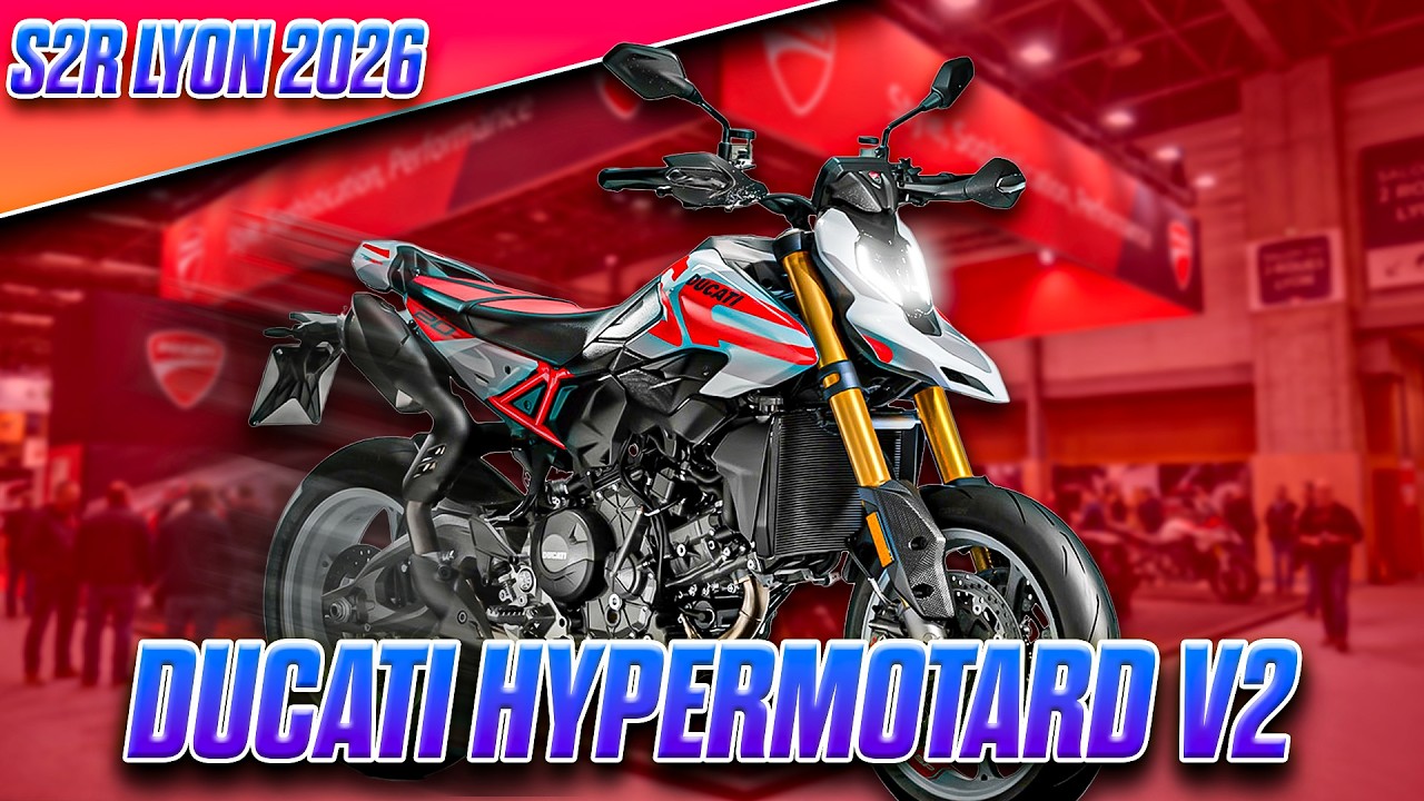 S2R Lyon 2026: La Ducati Hypermotard V2 RIDICULISE toutes les autres!!