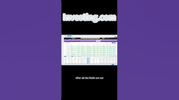 #webscraping How to scrape stock data from investing.com using ScrapeStorm