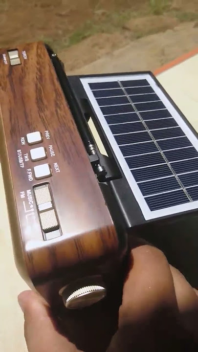 Radio Advance RBS-826 || Nyala Tanpa Batery Dengan Solar Cell  #music #radio #solarcell #advance