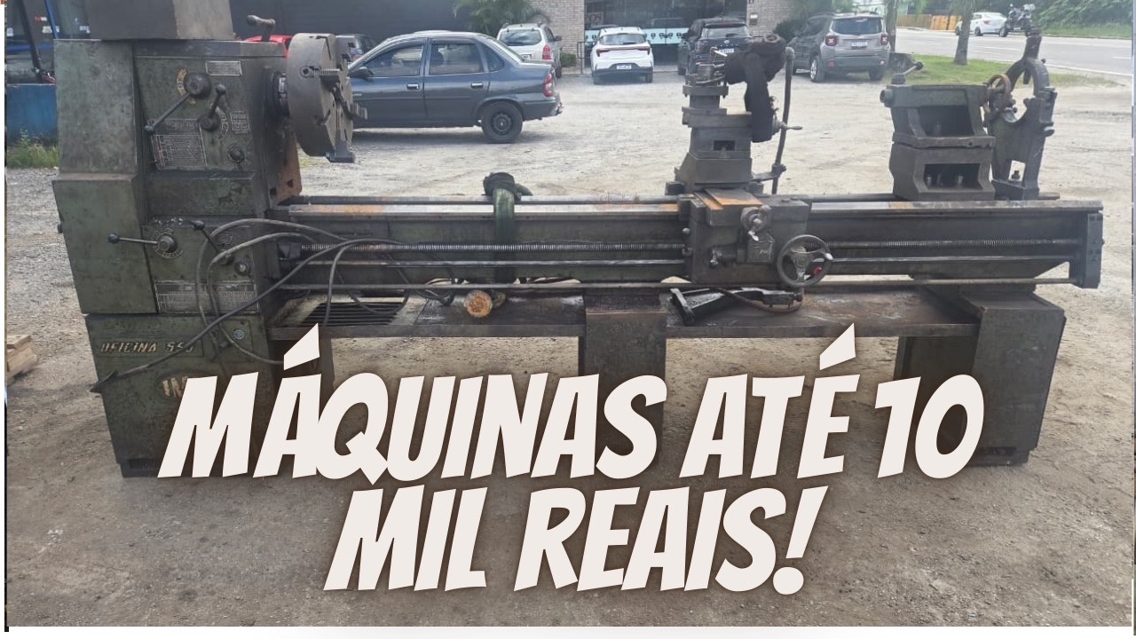 GRANDE OPORTUNIDADE DE COMPRAR MÁQUINAS OPERATRIZES USADAS BARATAS, TEM UMA RANGER 97 E TORNO !