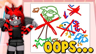 I Made an OOPSIE in this Speed Draw Challenge! | Roblox