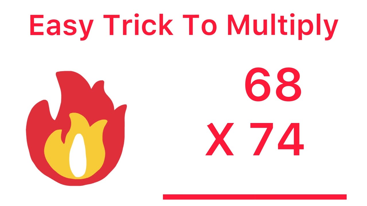 Multiply in seconds | Easy trick to multiply ⁠@mkafunda4156 - YouTube