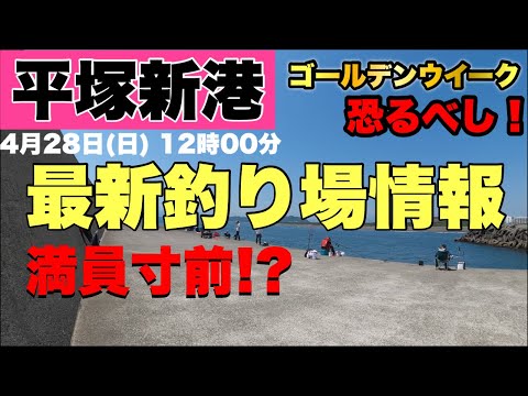 平塚新港！ゴールデンウイーク混雑情報！釣りするが場所ない？！