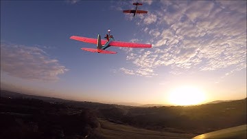 Lidl Chuck glider twin motor vs Lidl Chuck glider  FPV chase