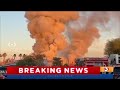 Crews battle large fire at building in tolleson