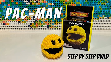 STEP by STEP PAC-MAN Pixel Bricks Build