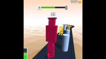 Stack Colors Lv 13 - Gameplay Walkthrough iOS, Android #Shorts