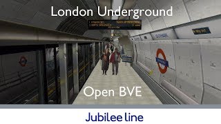 OpenBve London Underground Jubilee Line Stratford To North Greemwich