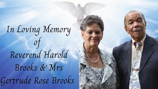 Funeral Service of Rev. Harold Brooks & Mrs. Gertrude Brooks († - 25.01.21 & 02.02.21)