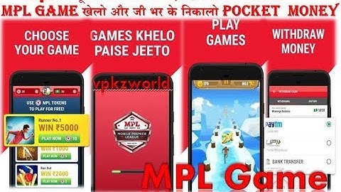 MPL Game  all tutorials| how to use and its all feature in This  video Vpkz world
