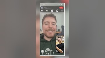 FaceTiming with @MrBeast 📱