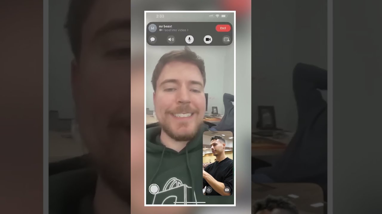 FaceTiming With MrBeast 