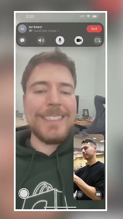 FaceTiming with @MrBeast π±