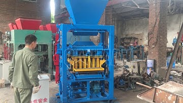 QT4 -26 block making machine testing video  CANMAX