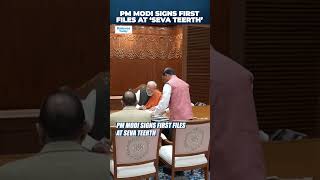 PM Modi Signs First Files At Seva Teerth, Garlands Lord Ganesh, Clears Key Decisions On Women, Youth