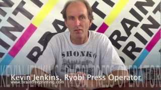 Meet Kevin, our Ryobi Press Operator