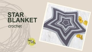 Tutorial Star Crochet Blanket