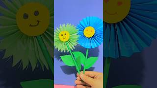 🌼 Paper Flower in Minutes ⏱️😍 | Super Easy DIY#shorts#craft idea