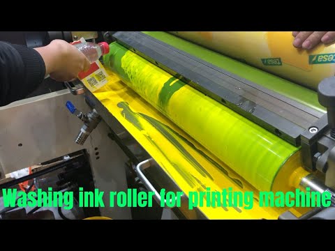 Cleaning ink roller& ceramic anilox roller for flexo printing